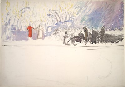 Estudo de composição para de Edwin Austin Abbey