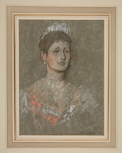 Coroação de Edward VII Retrato: Princesa Luísa de Battenberg de Edwin Austin Abbey