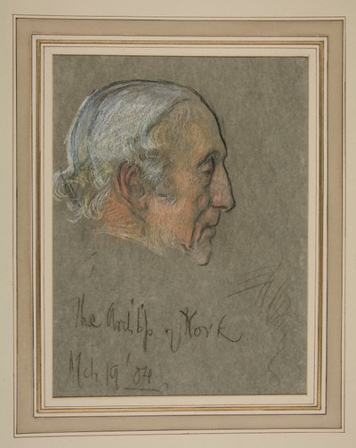 Coroação de Eduardo VII Retrato: William Dalrymple Maclagan, Arcebispo de Edwin Austin Abbey