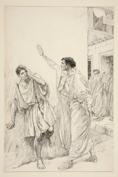 Estrada de Éfeso: de Edwin Austin Abbey
