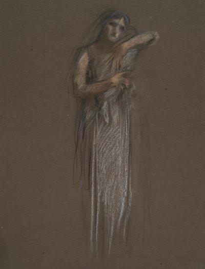 Estudo precoce para de Edwin Austin Abbey