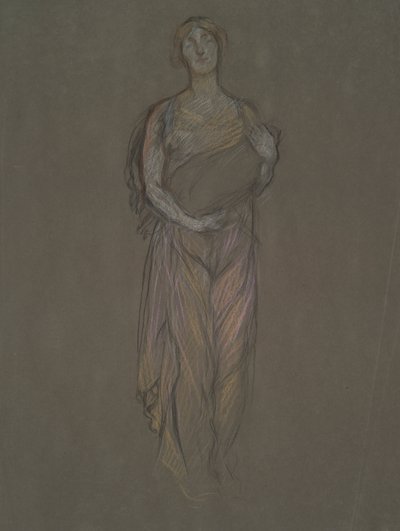 Estudo precoce para de Edwin Austin Abbey