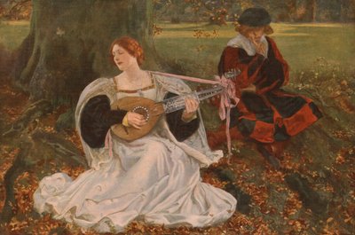Justo é meu amor, c1900, c1930. de Edwin Austin Abbey