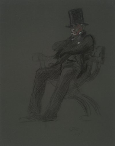 Estudo de figuras para de Edwin Austin Abbey