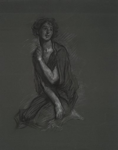 Estudo de figura de Edwin Austin Abbey
