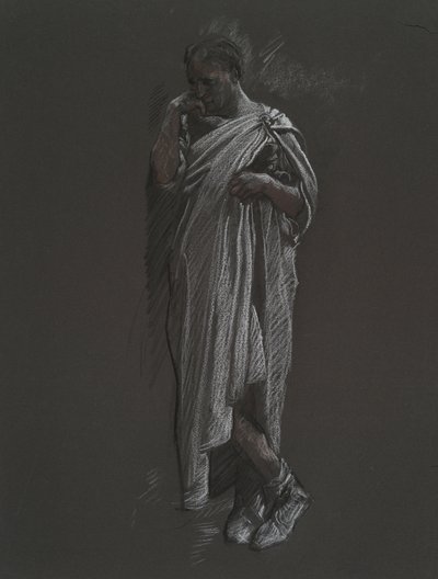 Estudo de figura para de Edwin Austin Abbey