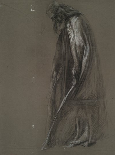 Estudo de figura para de Edwin Austin Abbey