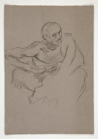 Estudo de figura para de Edwin Austin Abbey