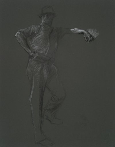 Estudo de figura para de Edwin Austin Abbey