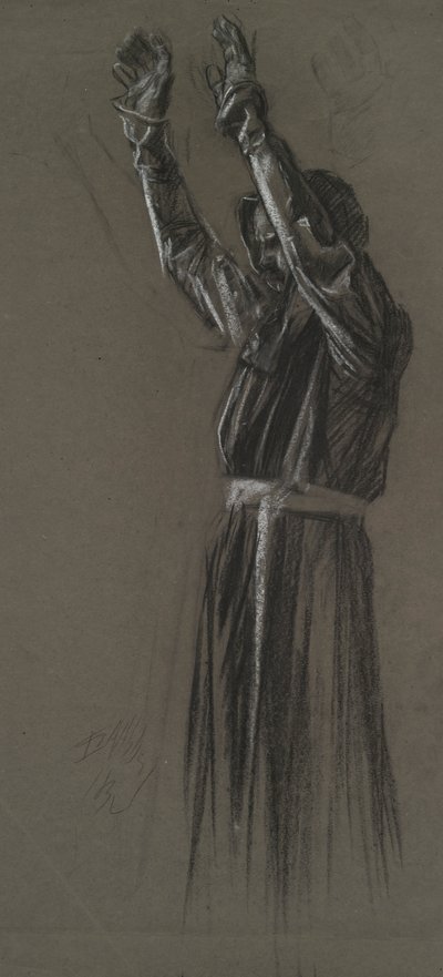 Estudo de figuras para de Edwin Austin Abbey