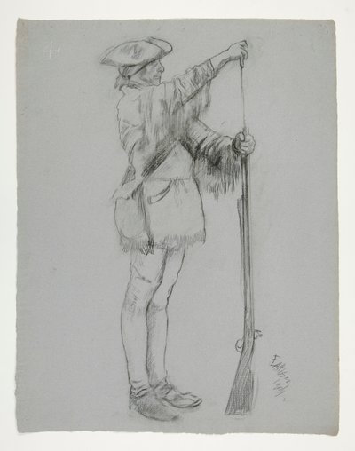 Estudo de figura para de Edwin Austin Abbey