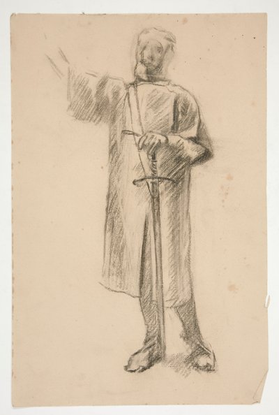 Estudo de figura para de Edwin Austin Abbey