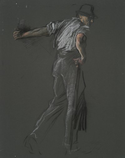 Estudo de figura para de Edwin Austin Abbey