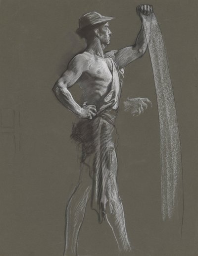 Estudo de figuras para de Edwin Austin Abbey