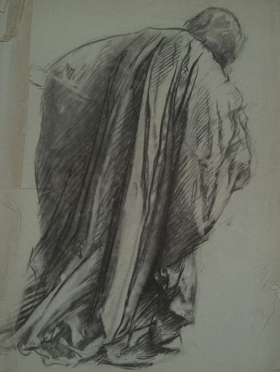 Estudo de figuras para Galahad em de Edwin Austin Abbey