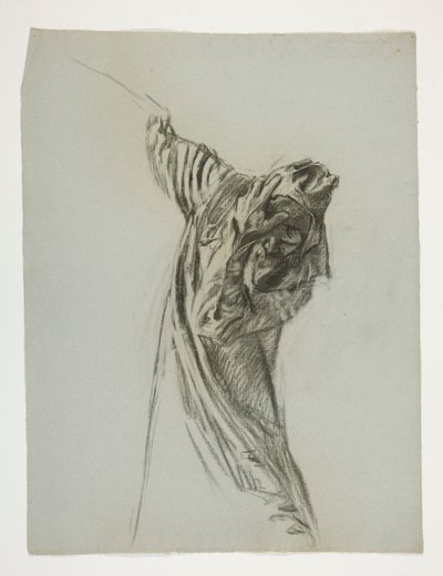 Estudo de figuras para o Rei Arthur de Edwin Austin Abbey