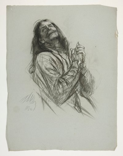Estudo de figuras para o Rei Arthur de Edwin Austin Abbey