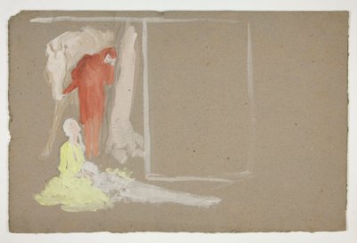 Grupo de figuras - (ilustração não identificada) de Edwin Austin Abbey