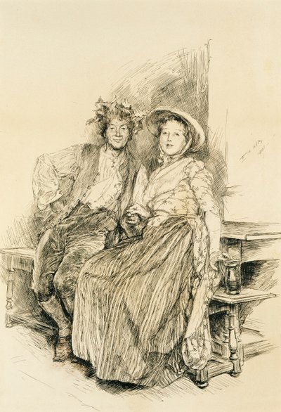Casa da colheita de Edwin Austin Abbey
