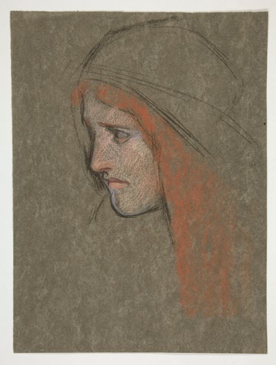 Chefe de Cordelia, do Rei Lear de Edwin Austin Abbey