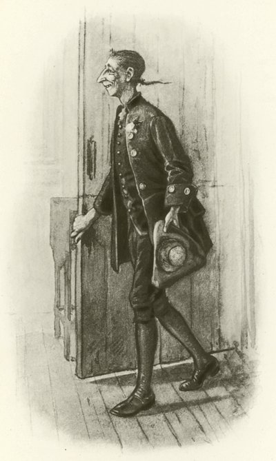 Ichabod Crane (gravura) de Edwin Austin Abbey