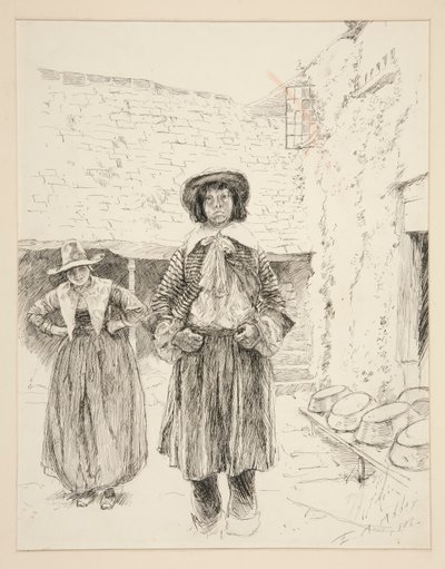 Ilustração para de Edwin Austin Abbey