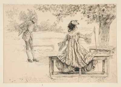 Ilustração para de Edwin Austin Abbey