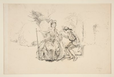 Ilustração para de Edwin Austin Abbey
