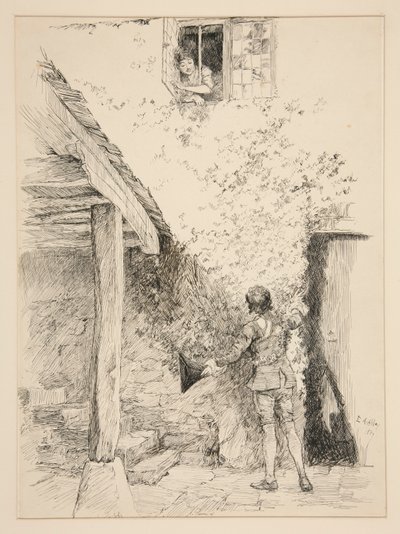 Ilustração para de Edwin Austin Abbey