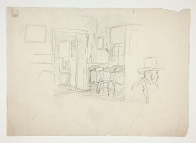 Estudo de Interiores de Edwin Austin Abbey