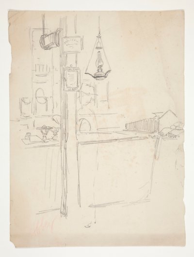 Estudo de Interiores de Edwin Austin Abbey