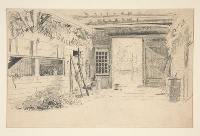 Estudo de Interiores de Edwin Austin Abbey