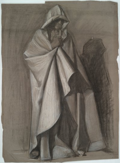 Joseph de Arimathea, Estudo de figuras para de Edwin Austin Abbey