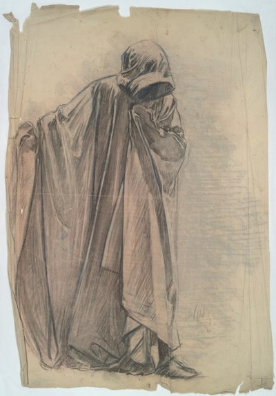 Joseph de Arimathea, Estudo de figuras para de Edwin Austin Abbey