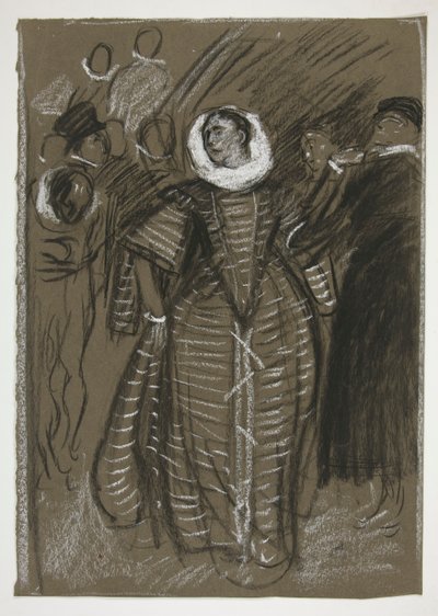 Katharina, Ato I, Cena I, A Megera Domada de Edwin Austin Abbey
