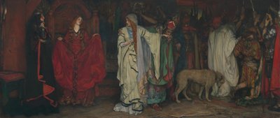 Rei Lear, Ato I, Cena I, 1898. de Edwin Austin Abbey