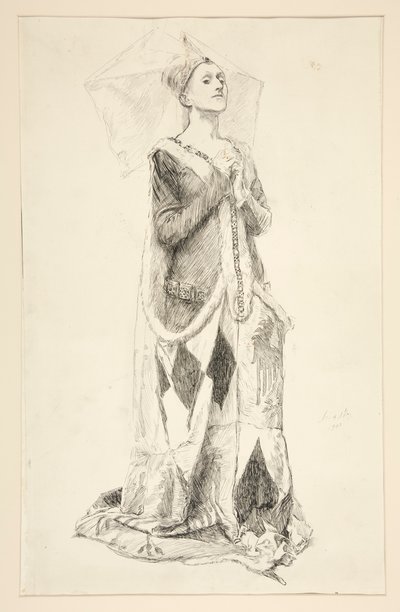 Lady Anne Nevill, do Rei Ricardo III de Edwin Austin Abbey