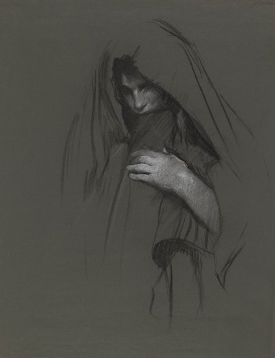 Maria, a Esposa de Cleofas, estudo para As Três Marias de Edwin Austin Abbey