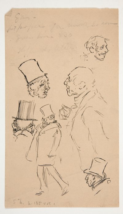 Folha de esboços de Edwin Austin Abbey