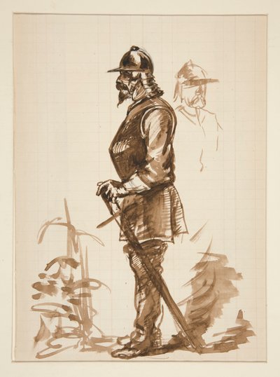 Esboço para de Edwin Austin Abbey
