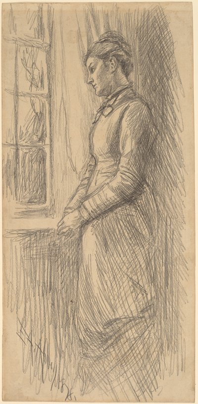 Solidão: Miss Vesta Rollinstall de Edwin Austin Abbey