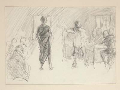 Estudo para de Edwin Austin Abbey