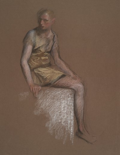 Estudo para de Edwin Austin Abbey