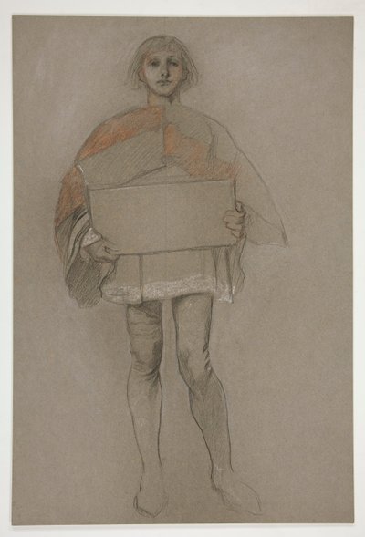 Estude para de Edwin Austin Abbey