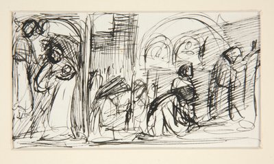 Estudo para de Edwin Austin Abbey
