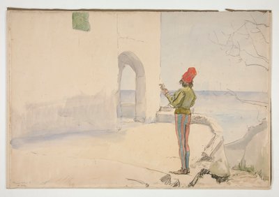 Estudo para de Edwin Austin Abbey