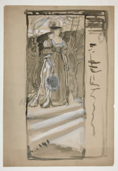 Estude para de Edwin Austin Abbey