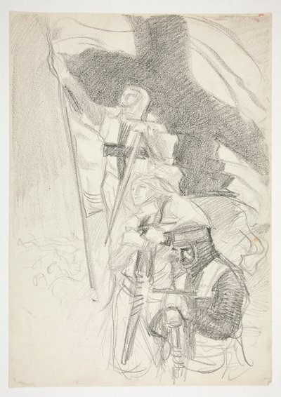 Estudo para de Edwin Austin Abbey