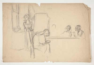 Estude para de Edwin Austin Abbey