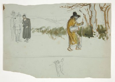 Estudo para de Edwin Austin Abbey